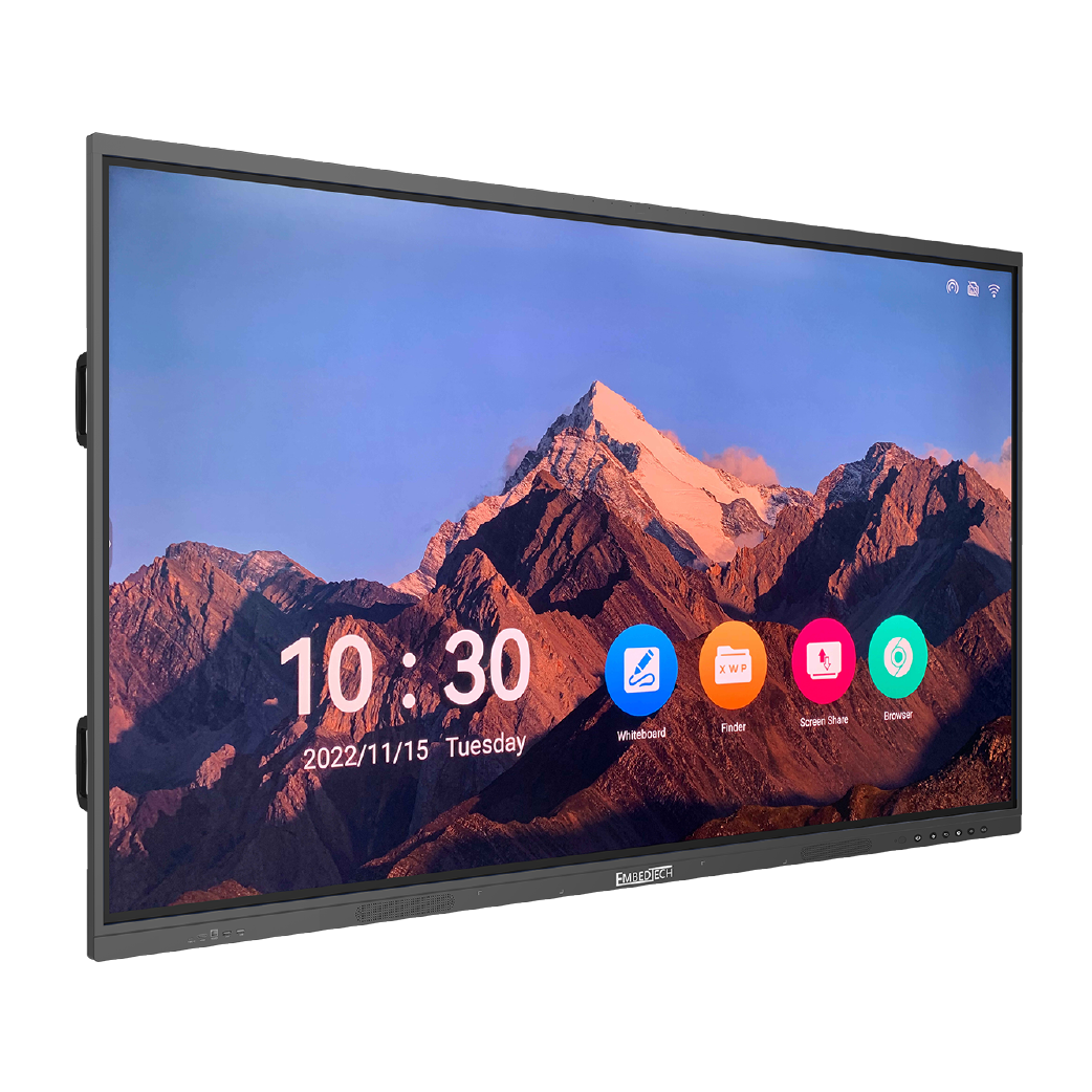 EmbedTech 86" Interactive Flat Panel - Redefine Collaboration and Engagement